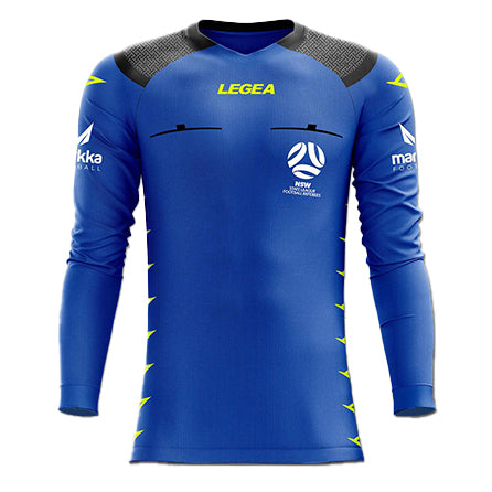 NSW State League Referees Pireo Jersey Long Sleeve Blue