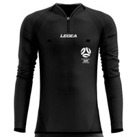 Football NSW Arbitro Drive Long Sleeve Jersey Black - Legea Australia