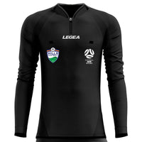Hills Football Referees Arbitro Drive Long Sleeve Jersey Black - Legea Australia