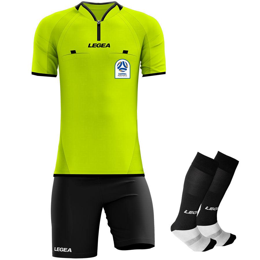 Capital Football Referee Kit - Yellow - Legea Australia
